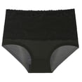 thumbnail image 1 of Large Size Panties Breathable Briefs Lace Trim High Waist Abdominal Briefs, 1 of 6