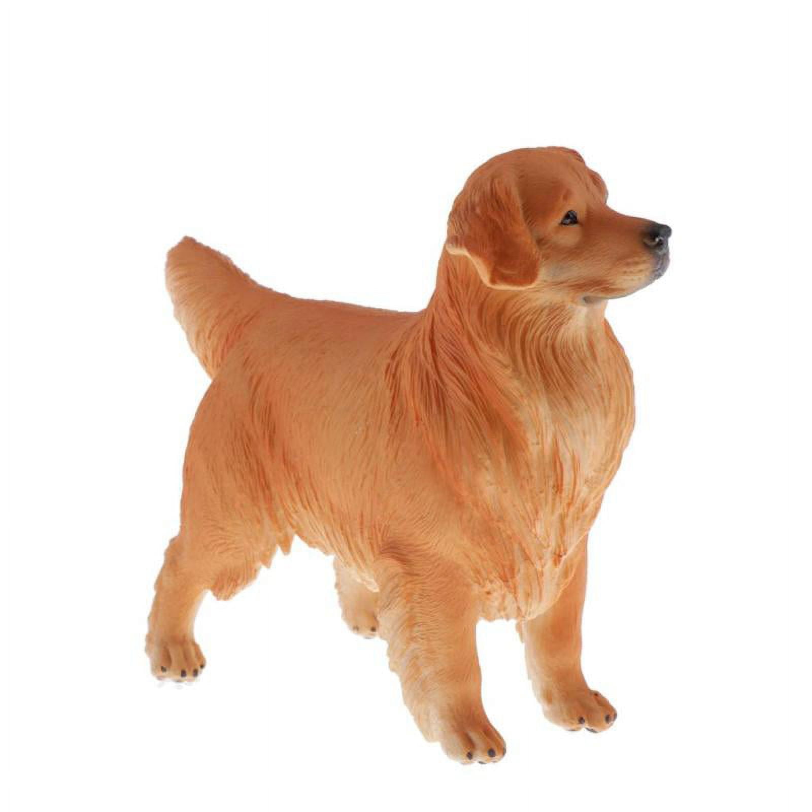 Large Size Realistic Golden Retriever Figurines, Realistic Dog Toy