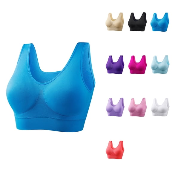 Large Size Sports Yoga Bra for Women - Thin Style No Steel Ring, No Binding Running Underwear