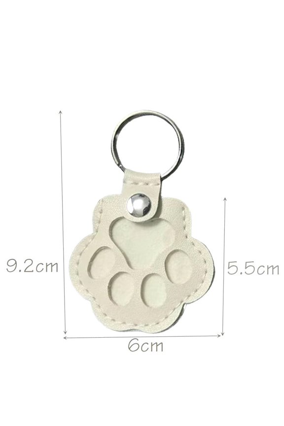 Large Size Transparent Cat Hair Keychain Pet Fur Memorial Pendant Memory Charm for Cat Dog Lovers Personalized Keepsake Gift