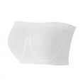 thumbnail image 1 of Large Size Underwear Strapless One-line Bandeau Women's Bra Without Wire Ring, 1 of 11