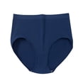 thumbnail image 1 of Large Size Underwear for Women Mid-Rise Underpanties Cinched Waist Butt Lifting Briefs Striped Traceless Breathable Briefs, 1 of 9