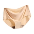 thumbnail image 1 of Large Size Underwear for Women Middle Waist Briefs Traceless Solid Color Panties Butt Lifting Panties Breathable Underpants, 1 of 3
