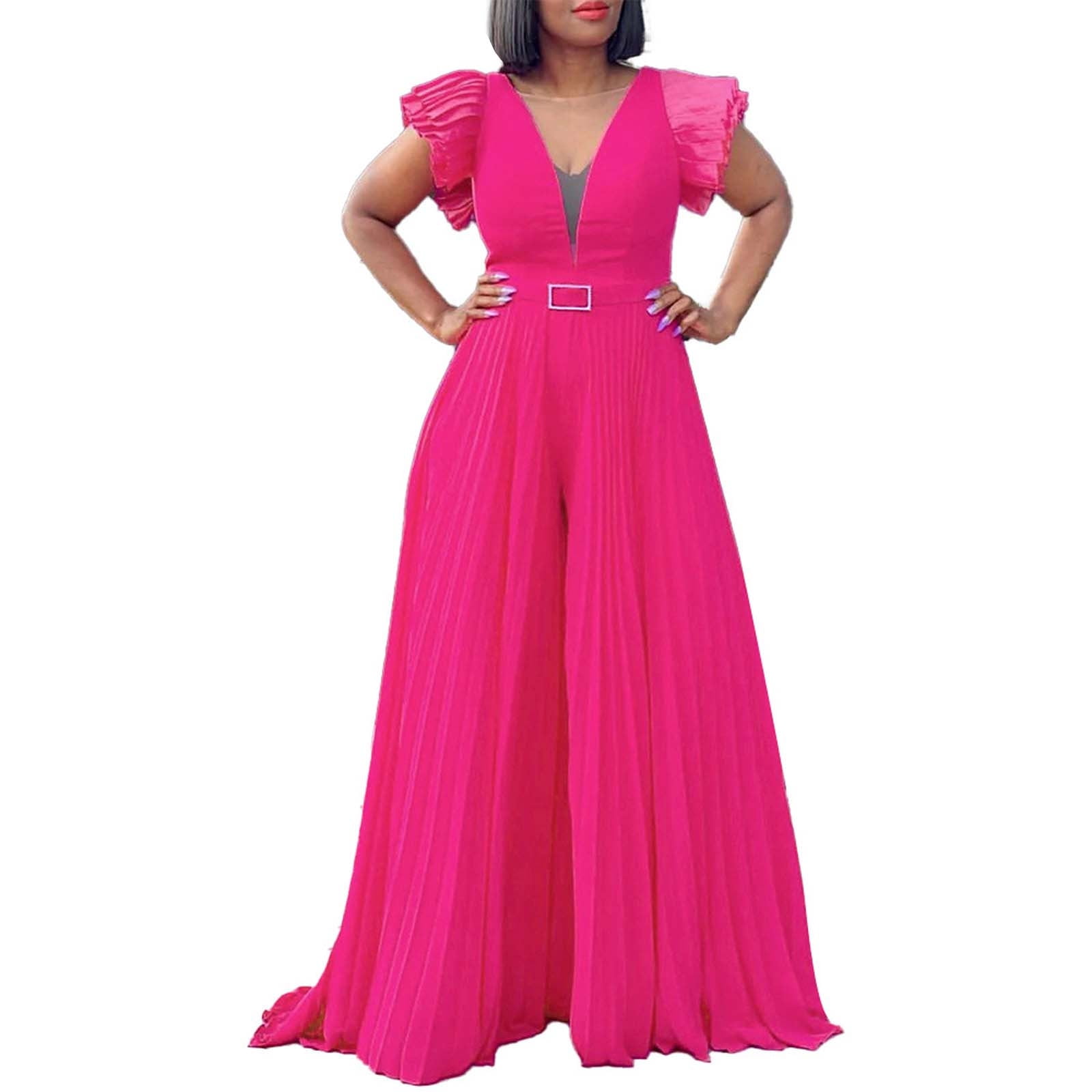 large-size-women-s-clothing-with-belt-new-mesh-see-through-pleated-wide
