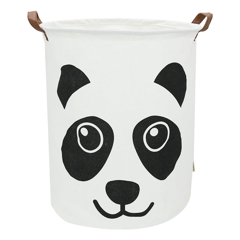 Panda Holding A Spray Paint Drawstring Bag