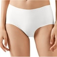 thumbnail image 1 of Large-Sized Underwear for Women Mid-Low Waist High Elasticity Underpants Butt Lifting Cinched Waist Panties Solid Color Briefs, 1 of 5