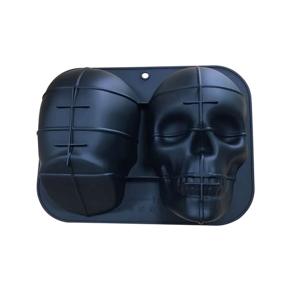 Large Skull Cake Pan Haunted Baking Cake for Halloween and Birthday Party