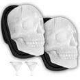 thumbnail image 1 of Large Skull Ice Cube Mold Silicone 3D Ice Trays Molds Maker for Whiskey Big Mouth Cup Resin Chocolate Sugar Halloween Parties 2PCS, 1 of 7