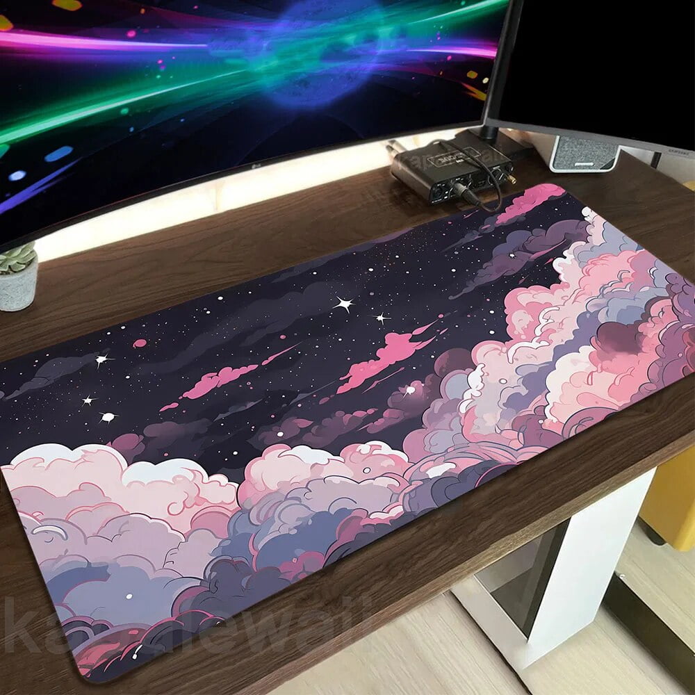Large Sky Cloud Mousepad Gamer Mouse Pad Pc Accessories Keyboard Pads