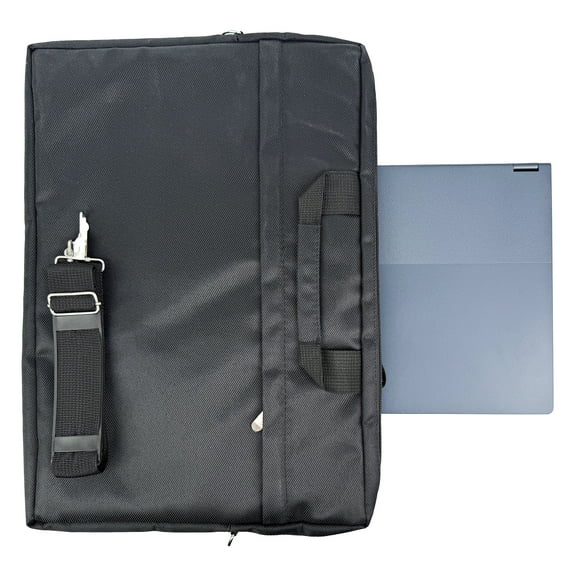Large Sleeve with Carrying Handle for 15.6" Devices [Black] Rugged Protective Laptop/Tablet Carrying Bag