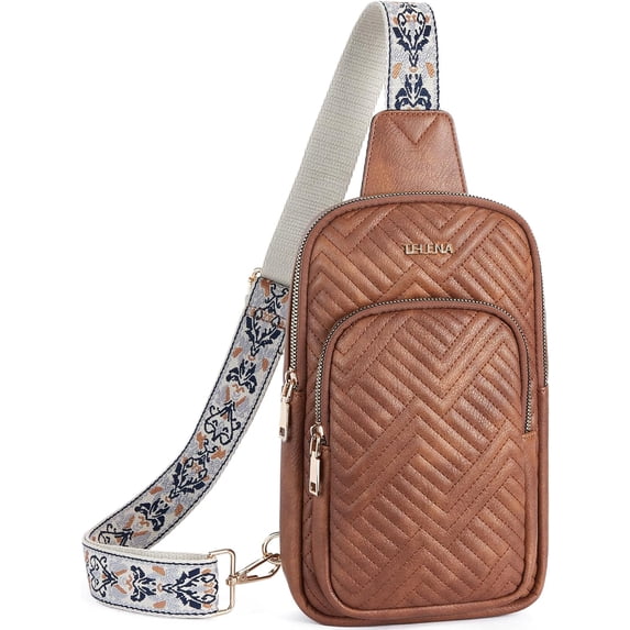 Large Sling Bag Crossbody Bags for Women Fanny Packs Cross Body with Adjustable Strap