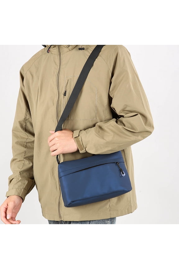 Large Sling Bag for Man, Shoulder Messenger Bag for Man, Anti Theft One Strap Motorcycle Backpack Sling Chest Bag for Casual Hiking Walking Biking Travel Cycling Outdoor Sports