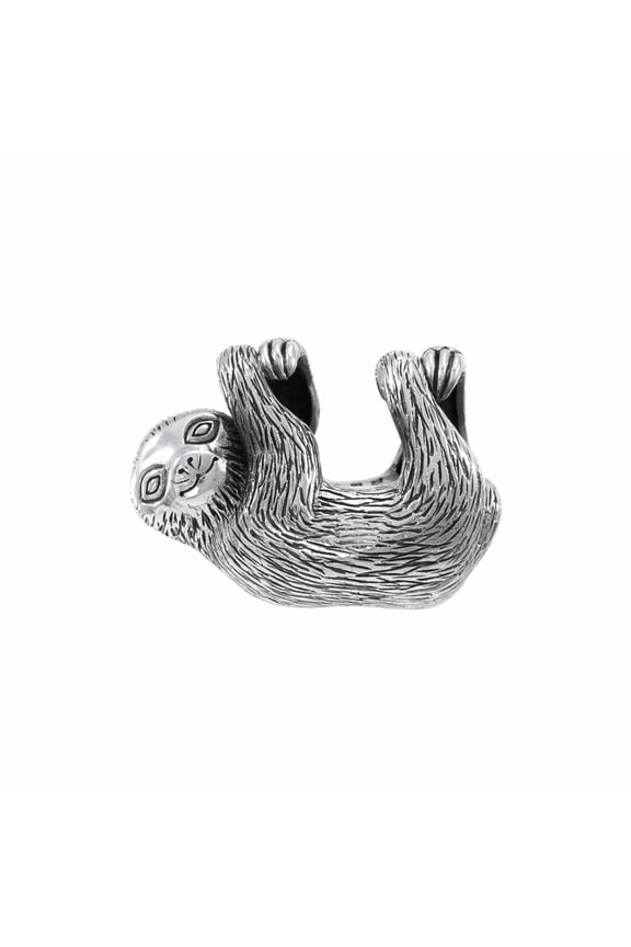 Large Sloth 925 Sterling Silver 3D Pendant Fine Animal Totem Spirit Jewelry