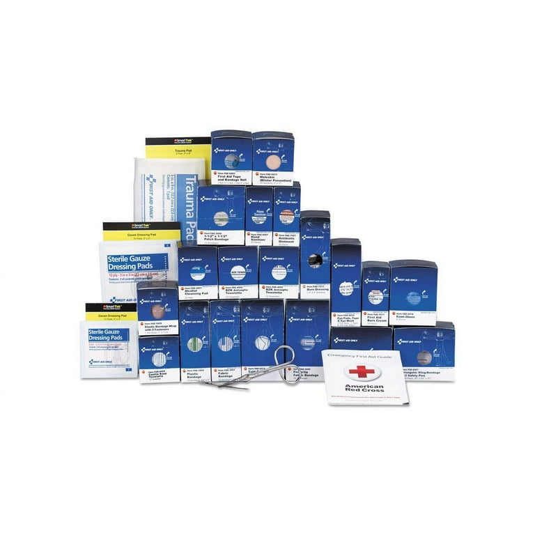 First Aid Only 50-Person SmartCompliance First Aid Cabinet Refill - 202 x Piece(s) - 1 / Box First Aid Only 50-Person SmartCompliance First Aid Cabinet Refill - 202 x Piece(s) - 1 / Box