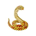 thumbnail image 1 of Large Snake Plush Toy 35 Inch Snake Stuffed Animal Soft Cuddly Pillow Funny Gift for Adults Birthday Party Christmas Valentine's Day Easter Bedroom Decor Plushie Yellow, 1Pcs, 1 of 5