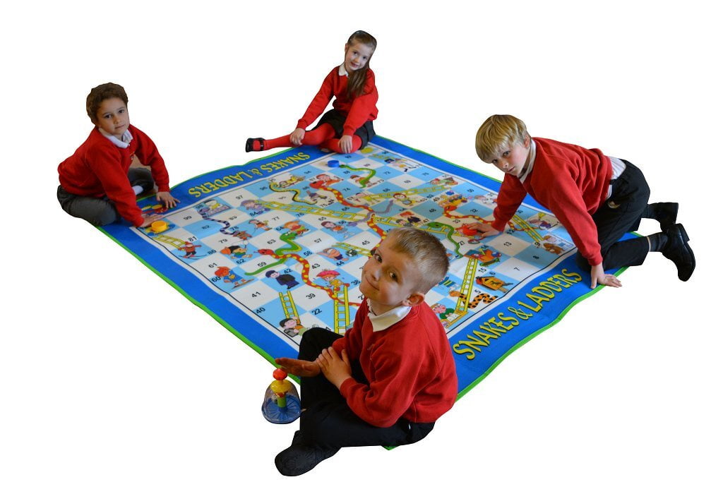 Large Snakes and Ladders Floor Game (180cm, 6 feet)