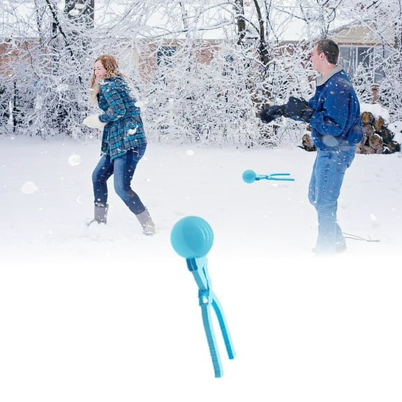 Large Snowball Maker Clips Winter Snowball Shaping Tool with Easy Grip Handle