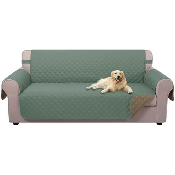 Large Sofa Cover Reversible Couch Cover for Dogs with Elastic Straps ...
