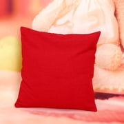 Large Soft Cushion Cover Home Decor Bed Sofa Throw Pillow Case 18x18 Red