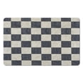 thumbnail image 1 of Large, Soft Microfiber Checkered Bath Mat | Non-Slip, Water Absorbent | 20x32in, Machine Washable Rug Runner for Bathroom & Hallway, 1 of 5