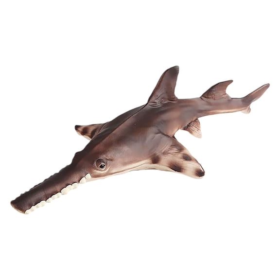 Large Soft Rubber Sawfish Animal Figures Realistic Ocean Animal Model for Educational Play and Marine Life Learning