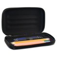 thumbnail image 1 of Large Soft-Sided Pencil Case, Fabric With Zipper Closure - Black, 1 of 1