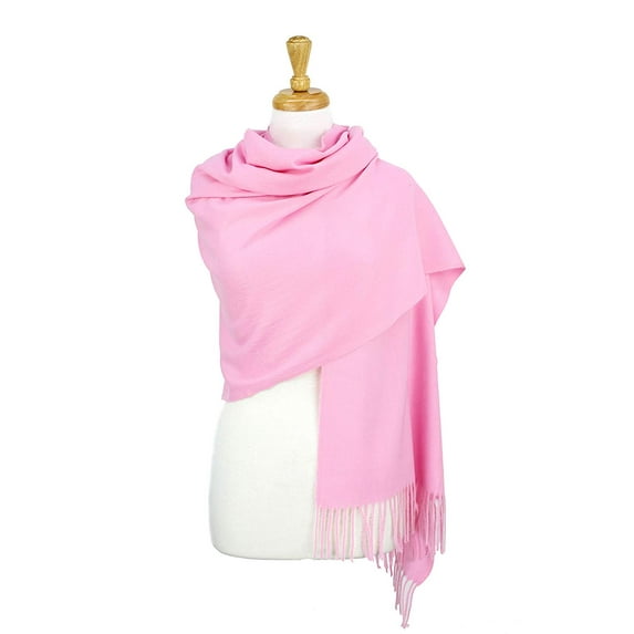 Large Size Soft Solid Colors Scarf Shawls Pashmina Men And Women