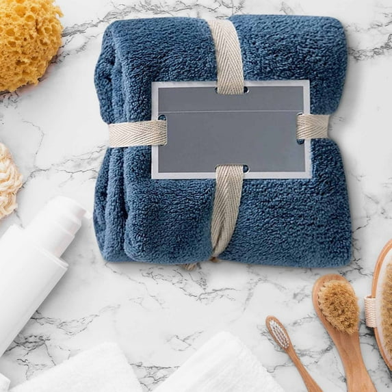 Large Soft Towel 36x80cm | Oversized Everyday & Beach Towel | Quick-Dry Polyester | Highly Absorbent & Fluffy | Easy Wash | 1 Piece