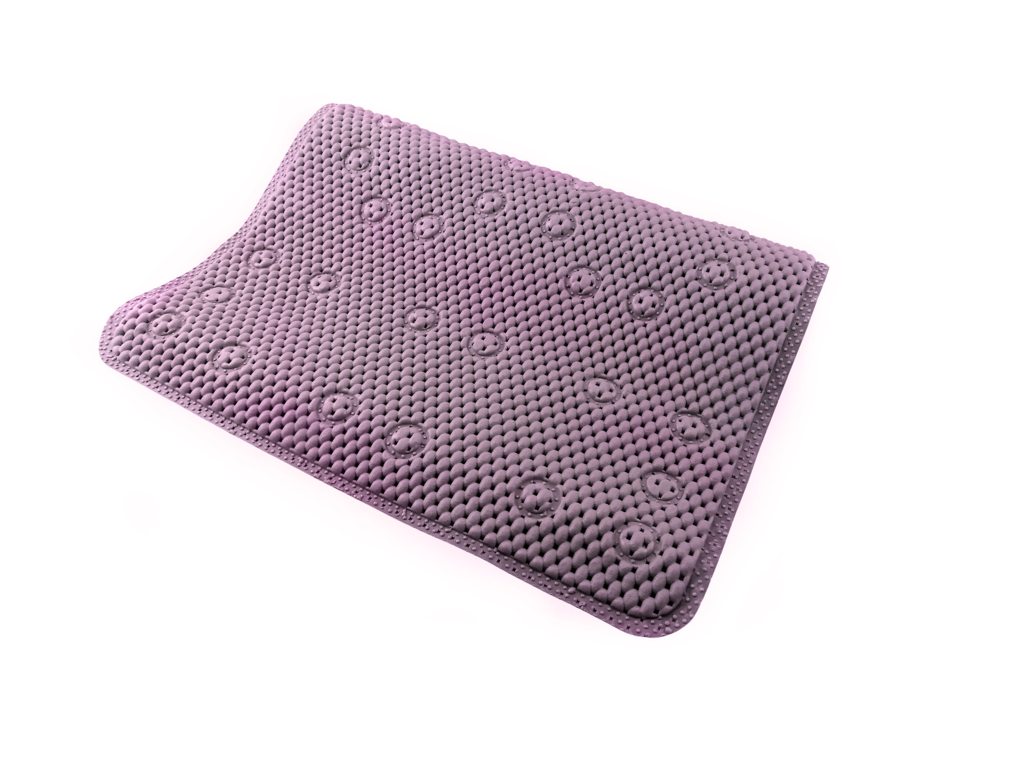 Large Soft Waffle Cushioned Textured Bathroom Tub & Bath Mat AntiSlip