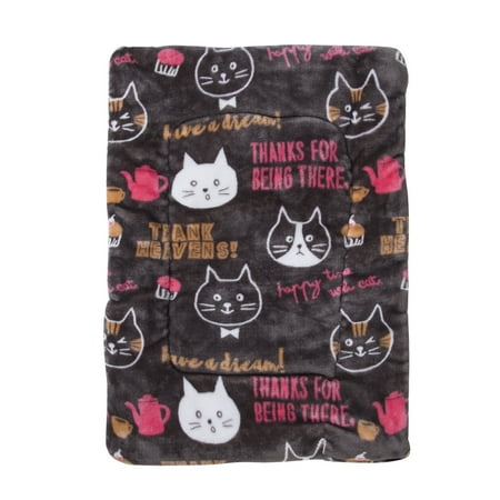 Large Soft Warm Dog Cat Pet Mat Bed Pad Self Heating Rug Thermal Washable Pillow