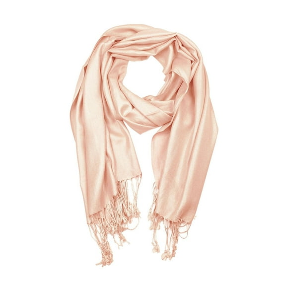 Large Solid Color Pashmina Shawl Wrap Scarf 78" X 28"
