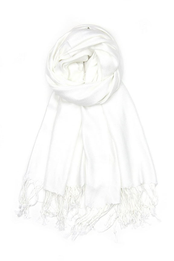 Large Solid Color Pashmina Shawl Wrap Scarf 78" X 28"
