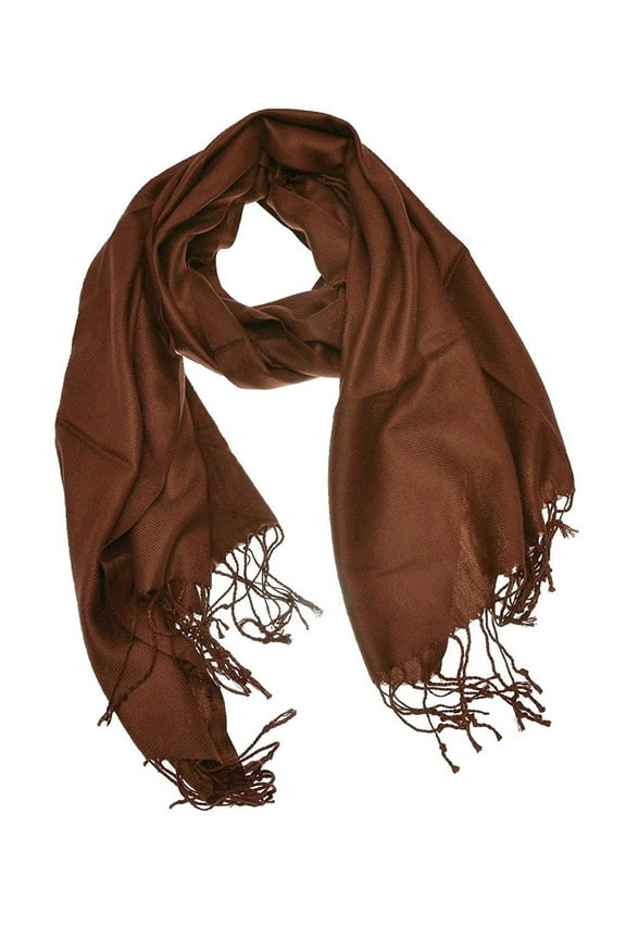 Large Solid Color Pashmina Shawl Wrap Scarf 78" X 28"