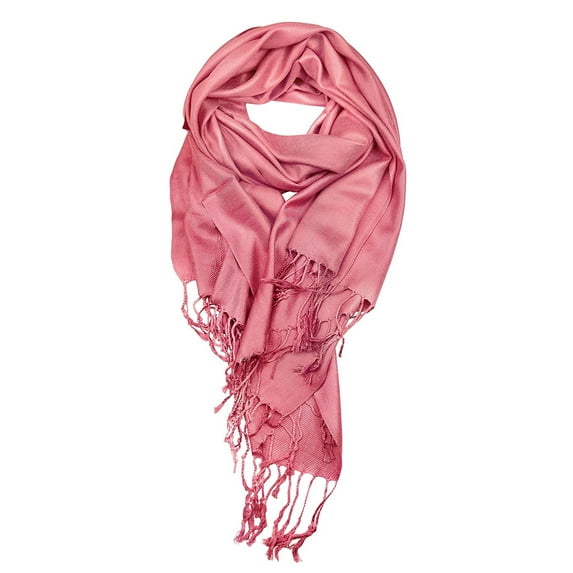 Large Solid Color Pashmina Shawl Wrap Scarf 78" X 28"