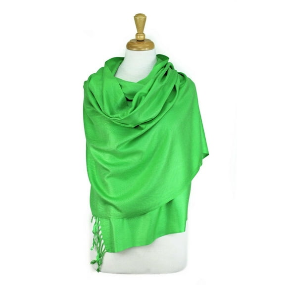 Large Solid Color Pashmina Shawl Wrap Scarf 78" X 28"