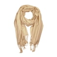 thumbnail image 1 of Large Solid Color Pashmina Shawl Wrap Scarf 78" X 28", 1 of 5