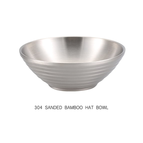Large Soup Bowls Kitchen Organizers Ramen Bowls Stainless Steel Serving Bowls Insulated Bowls For Ramen Metal Bowls Double Walled Soup Bowl