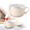 thumbnail image 1 of Large Soup Mug with Lid A – Miyuadkai New Mug Meals with Lids for Coffee Soups Stews, Reusable Easy Grip Handle, 16 oz, 1 of 9