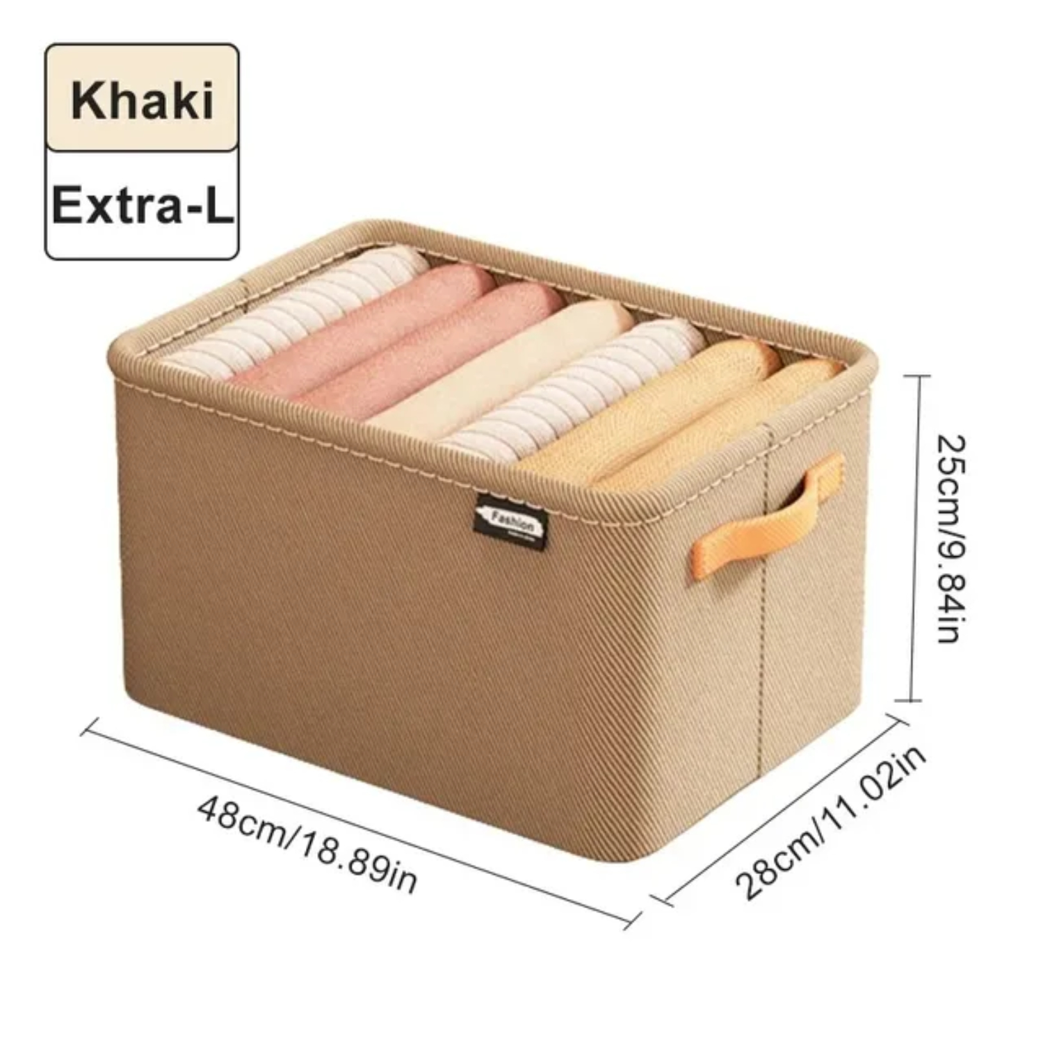 Large and Spacious Foldable Clothes Box Moisture and Dust Resistant