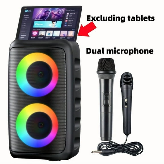Large Speaker HY-3317 Wireless Speaker BeltMicrophone Stereo Speaker, Subwoofer Bass, Party Disco Light, TWS, TF, AUX, MIC, Karaoke Setup, Modern Audio Device, Highquality Audio, Reliable Performance