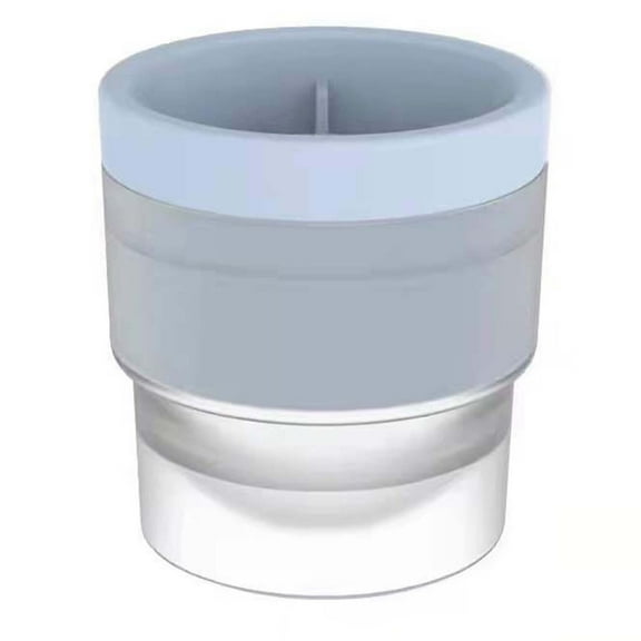 Large Sphere Ice Ball Maker for Whiskey, 2.5" Round Ice Molds with Leak-Proof Lid & Easy Release Design