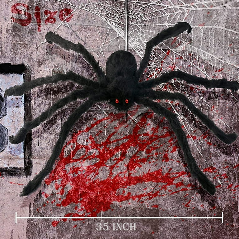 Large Spiders Halloween Giant Spider Decorations with Big Spiders