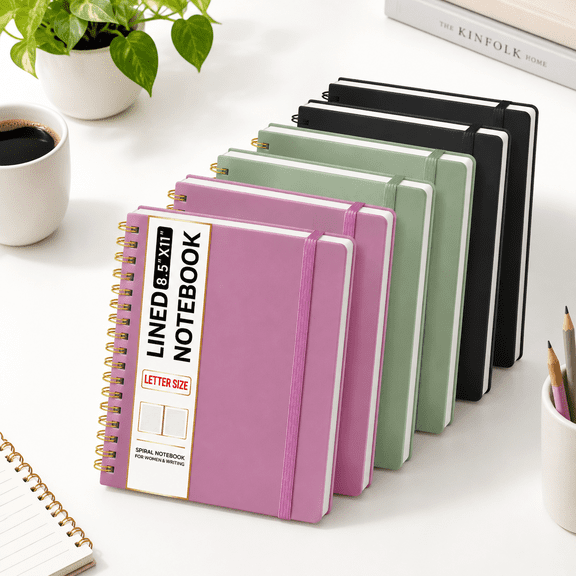 Large Spiral Lined Notebook For Work Journal Women & Men