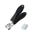 thumbnail image 1 of Large Splash-Proof Nail Clippers for Thick Hard Toenails Heavy-Duty Stainless Steel Clipper with Wide Opening Ergonomic Grip 1-Pack, 1 of 7