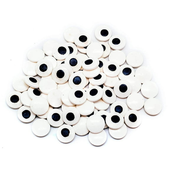 Large Spooky Eye Toppers - Funny Googly Eyes for Cupcakes, Cakes, Cookies - 12 oz