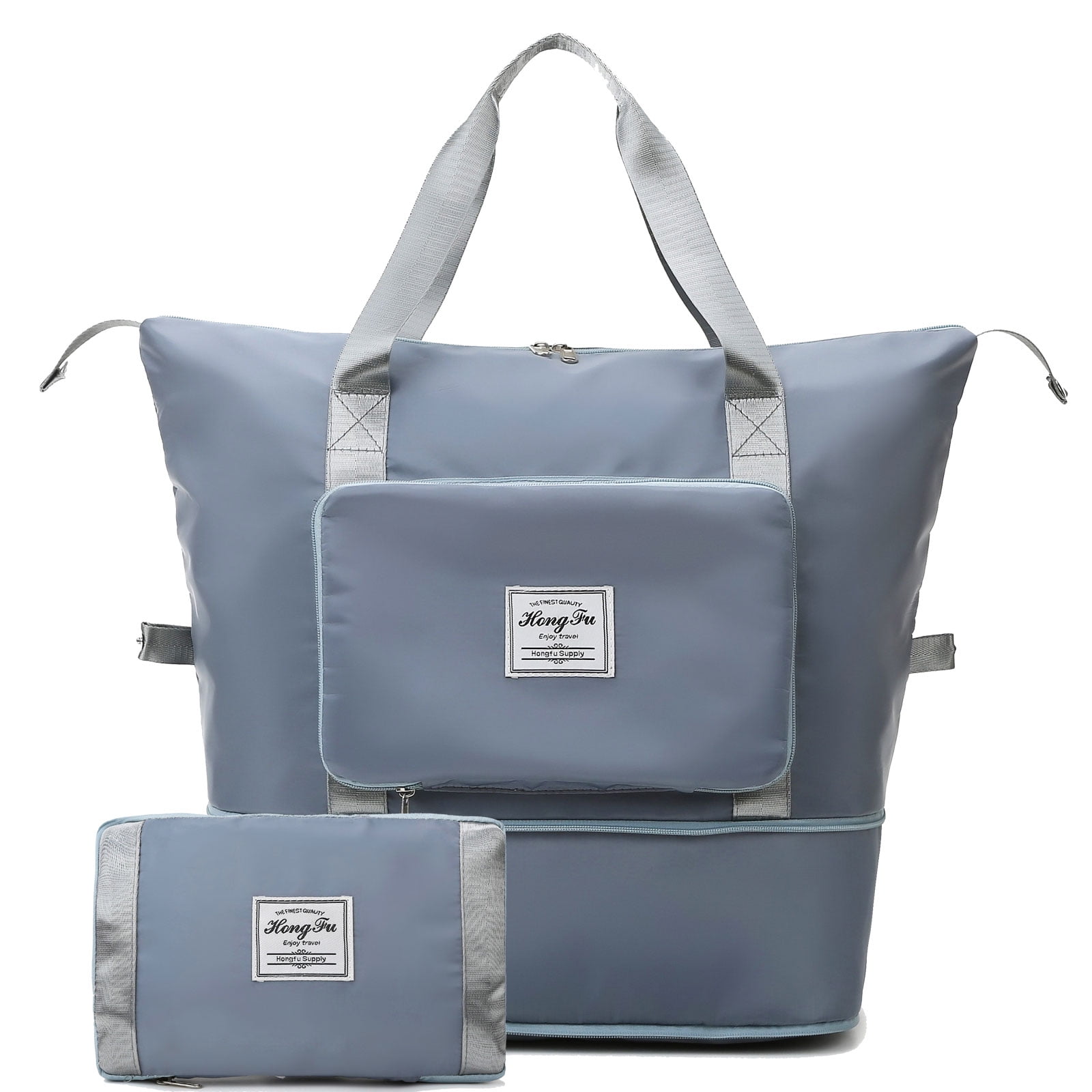 Portable Totes Large Sports Gym Bag Foldable Duffle Bag Waterproof Weekender Overnight ...