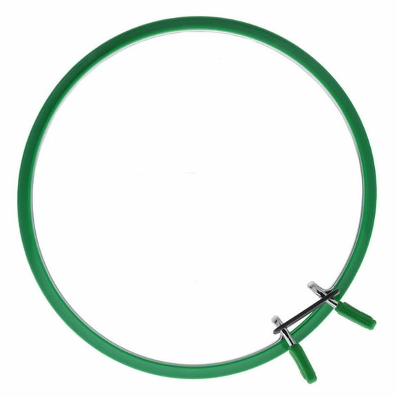 Large Spring Metal Embroidery Hoop Nurge 160-1 Deep Green