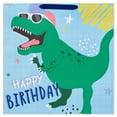 thumbnail image 1 of Large Square 'Happy Birthday' Dinosaur Birthday Gift Bag Blue - Spritz, 1 of 3