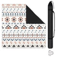 thumbnail image 1 of Large Square Boho Mahjong Mat 31.5 Inches, Anti-Slip Noise Reducing Rubber Pad for Tabletop Games, Multi-Functional Mat for Cards Tiles and Family Board Games, 1 of 7