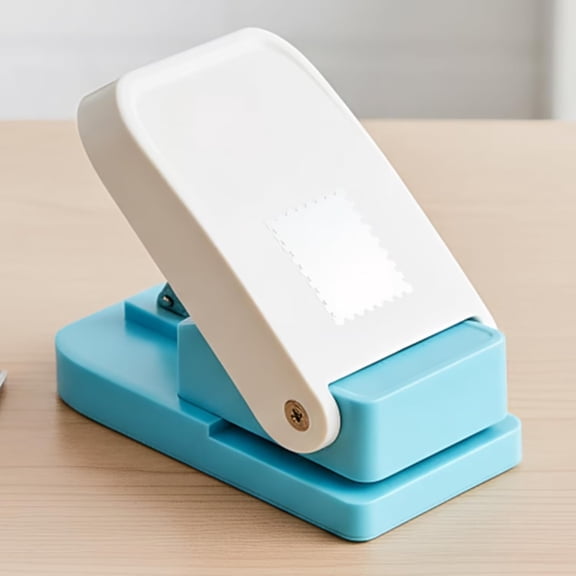 Large Square Craft Punch, Handmade Hole Punch Stamp & Embosser, Portable Effort-Saving Tool, Perfect for Stamp Making, Label Creation, Envelope Labels, Scrapbooking